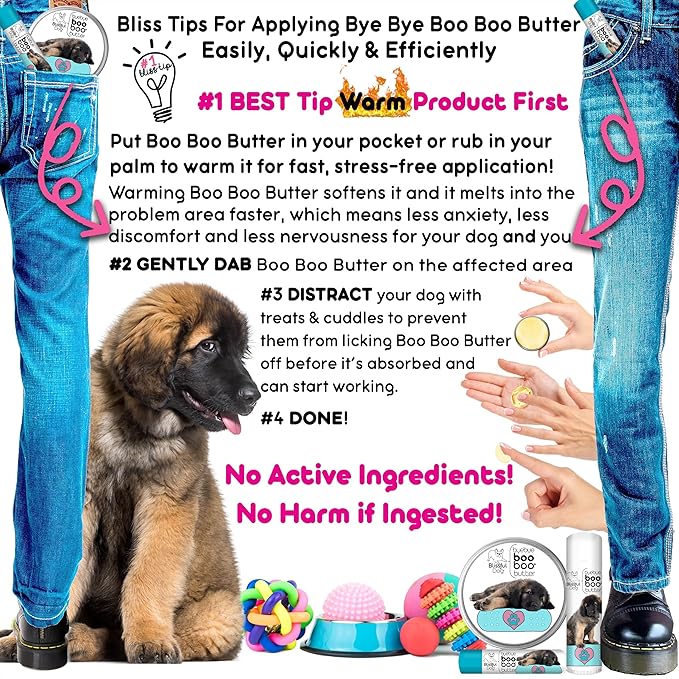 The Blissful Dog Leonberger Boo Boo Butter, 2-Ounce