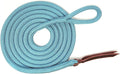 Double Braid Lead Rope with Eye Splice Loop, 12-14FT Lengths (Ice Blue, 12 ft.)