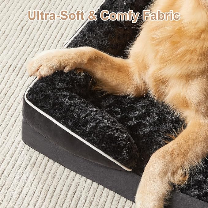 WNPETHOME Dog Beds for Large Sized Dogs, Washable Orthopedic Dog Couch Sofa Bed with Waterproof Lining & Non-Skid Bottom for Pet Sleeping