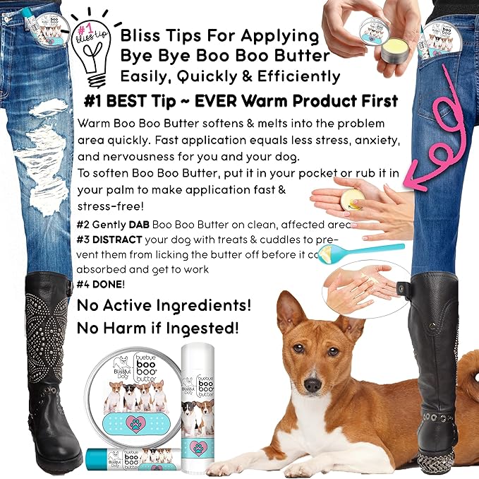 The Blissful Dog Basenji Boo Boo Butter, 1-Ounce
