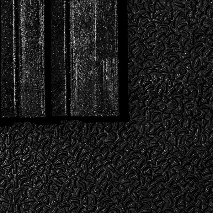 Heavy Duty Horse Stall Mats (20 Pack) - Stable Mats, Durable 3/4 in. Thick Rubber Flooring - Solid Black - 3.5' x 6' Mat for Stables, and More - 42 in. x 72 in. Stall Mat