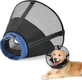 Dog Cone Collar to Stop Licking: Breathable Mesh Elizabeth Recovery Collar Alternative with Soft Padded After Surgery Neuter Spay Wound, for Large Medium, Small Dogs, Normal Eating and Drinking