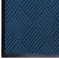 WaterHog Diamond-Pattern Commercial Grade Entrance Mat, Indoor/Outdoor Floor Mat 3' Length x 2' Width, Navy by M+A Matting