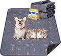 Sunheir 2-Pack Extra Large Reusable Dog Mat for Floor, Waterproof Dog Playpen, Super Absorbent Washable Pee Pads for Dogs, Pet Whelping Mat, Potty Training - 36" x 72"