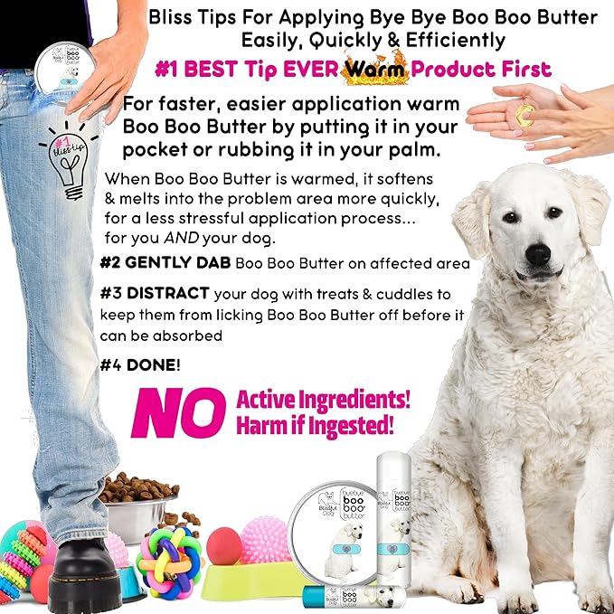 The Blissful Dog Kuvasz Boo Boo Butter, 8 Ounce