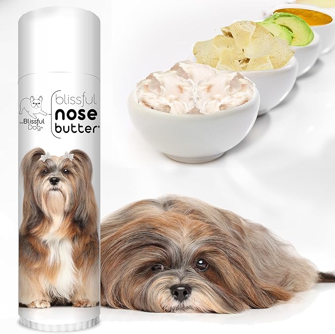 The Blissful Dog Lhasa Apso Unscented Nose Butter - Dog Nose Butter, 0.50 Ounce