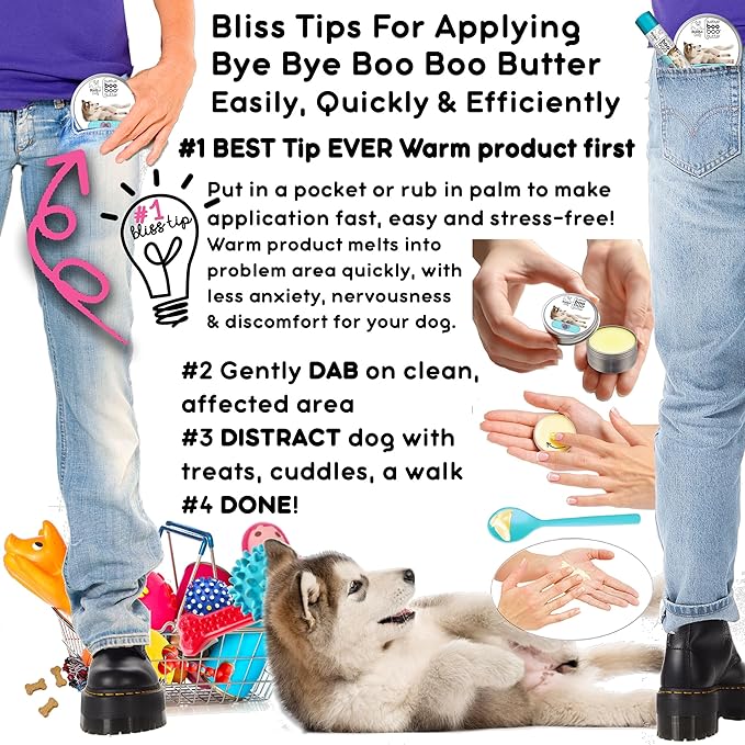 The Blissful Dog Malamute Boo Boo Butter, 16 oz.
