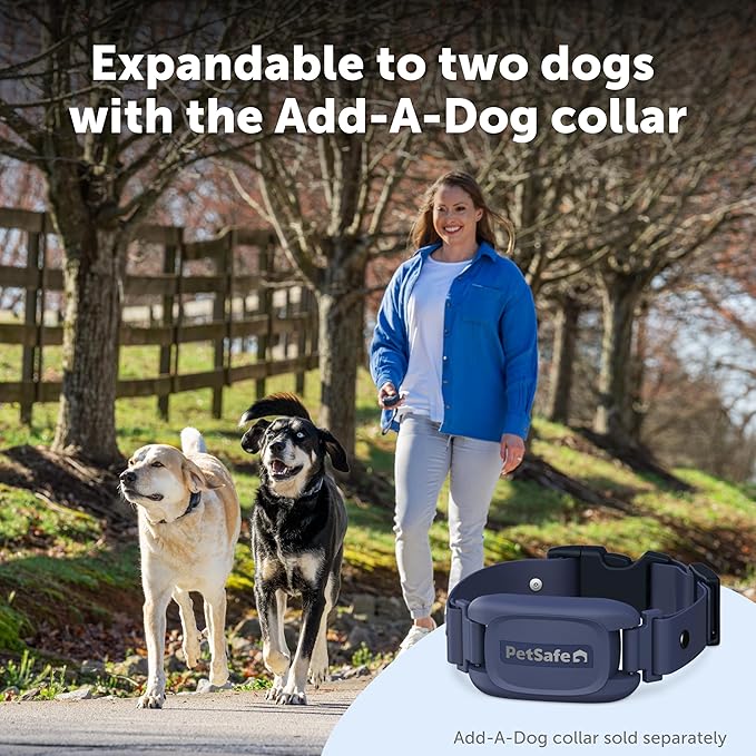 PetSafe Pro Dog Trainer with Remote – Waterproof Training Collar – 1000 ft Range – Tone, Vibration and 19 Levels of Static - Add-A-Dog Compatible – Sleek Remote Training Collar