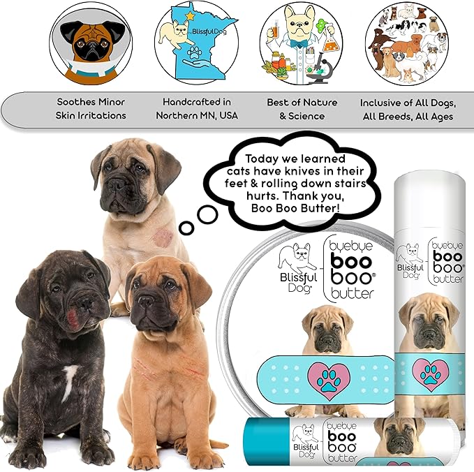 The Blissful Dog 8 oz TIN Bullmastiff Booboo Butter