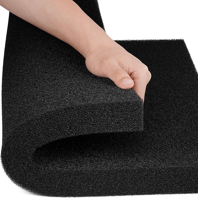 Aquarium Filter Sponge Pad, Filter Media Foam Sponges, Filter Accessories for Fish Tanks and Ponds (18.5"x18.5"x1.6", 35PPI, 1 Pack)