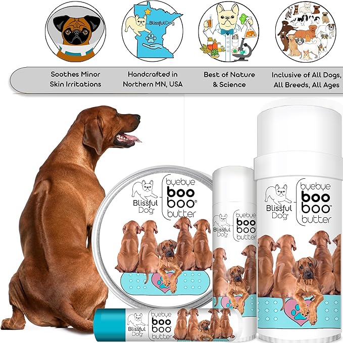 The Blissful Dog .15 oz Tube Rhodesian Ridgeback Booboo Butter