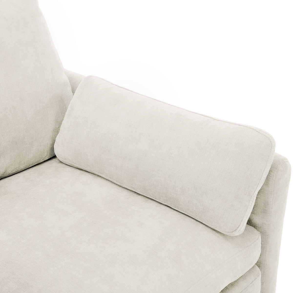 Cozy Upholstered Cushion Armchair For Living Room