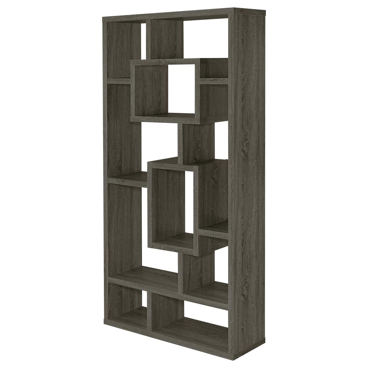 10 Shelf Open Back Bookcase