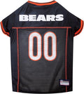 NFL Chicago Bears Dog Jersey, Size: X-Small - Best Football Costume for Dogs & Cats - Licensed Shirt