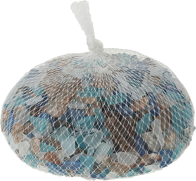 (05139 Aquarium Sea Glass, Pacific Mix, 4lb Bag