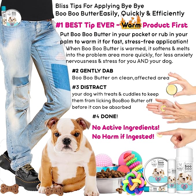 The Blissful Dog 2 oz TIN Bulldog Booboo Butter