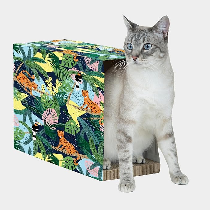 Kitty City Paper Bag Scratchers for Cats, Jungle Paper Bag 2-Pack
