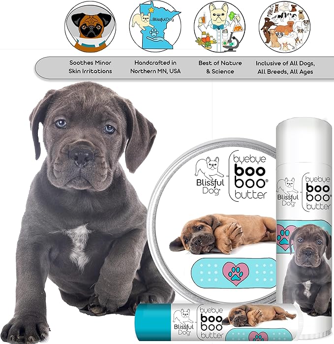 The Blissful Dog Cane Corso Boo Boo Butter, 0.15-Ounce