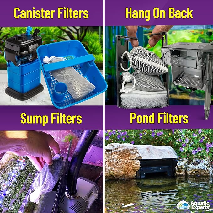Premium Activated Carbon, Aquarium Carbon for Fish Tank Filter, Aquarium Filter Media, Granulated Charcoal for Fish Tanks, Activated Charcoal Bulk (3 lbs with Fine Mesh Bag)