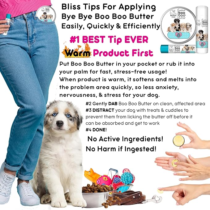 The Blissful Dog 2 oz TIN Australian Shepherd Booboo Butter