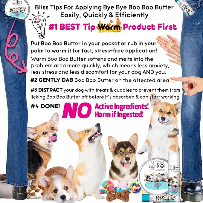 The Blissful Dog 8 oz TIN Corgi Booboo Butter