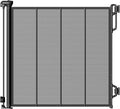 Reinforced Retractable Baby Gate or Mesh Dog Gate,Easy to Use for Stairs, Doorways, Hallways, Indoor, Outdoor, Wide Pet Gate 33.5" Tall, Extends to 45" Wide, Black