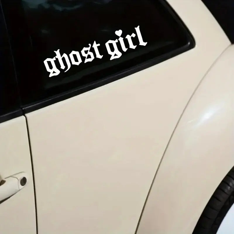 "Ghost Girl" Sticker, Suitable for Windows, Cars, Trucks, Toolboxes, Laptops, Macbooks, for Almost Any Hard, Smooth Surface