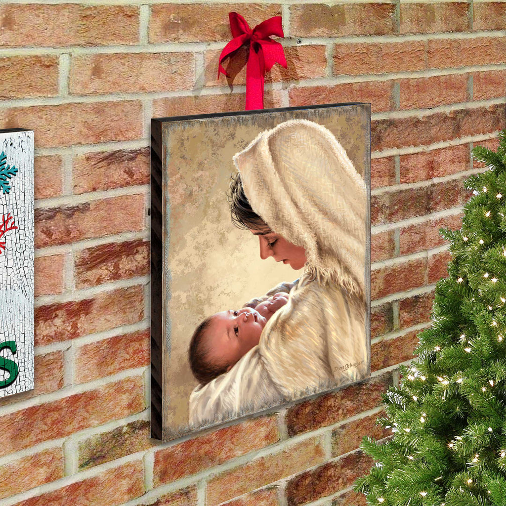 Mother of God Wall Art by D. Gelsinger - Nativity Holiday Decor  - 95685B-DG