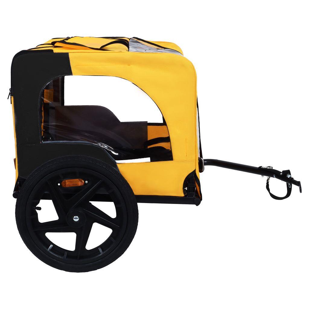 Pet Bike Trailer Dog Cart for Medium Dogs up to 66 lbs