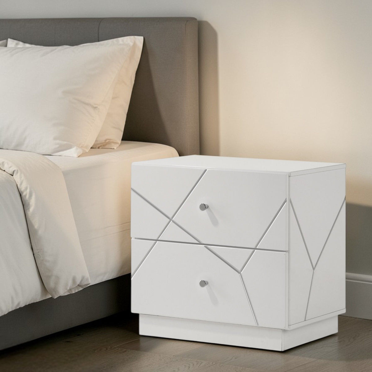 Esther - Nightstand - White