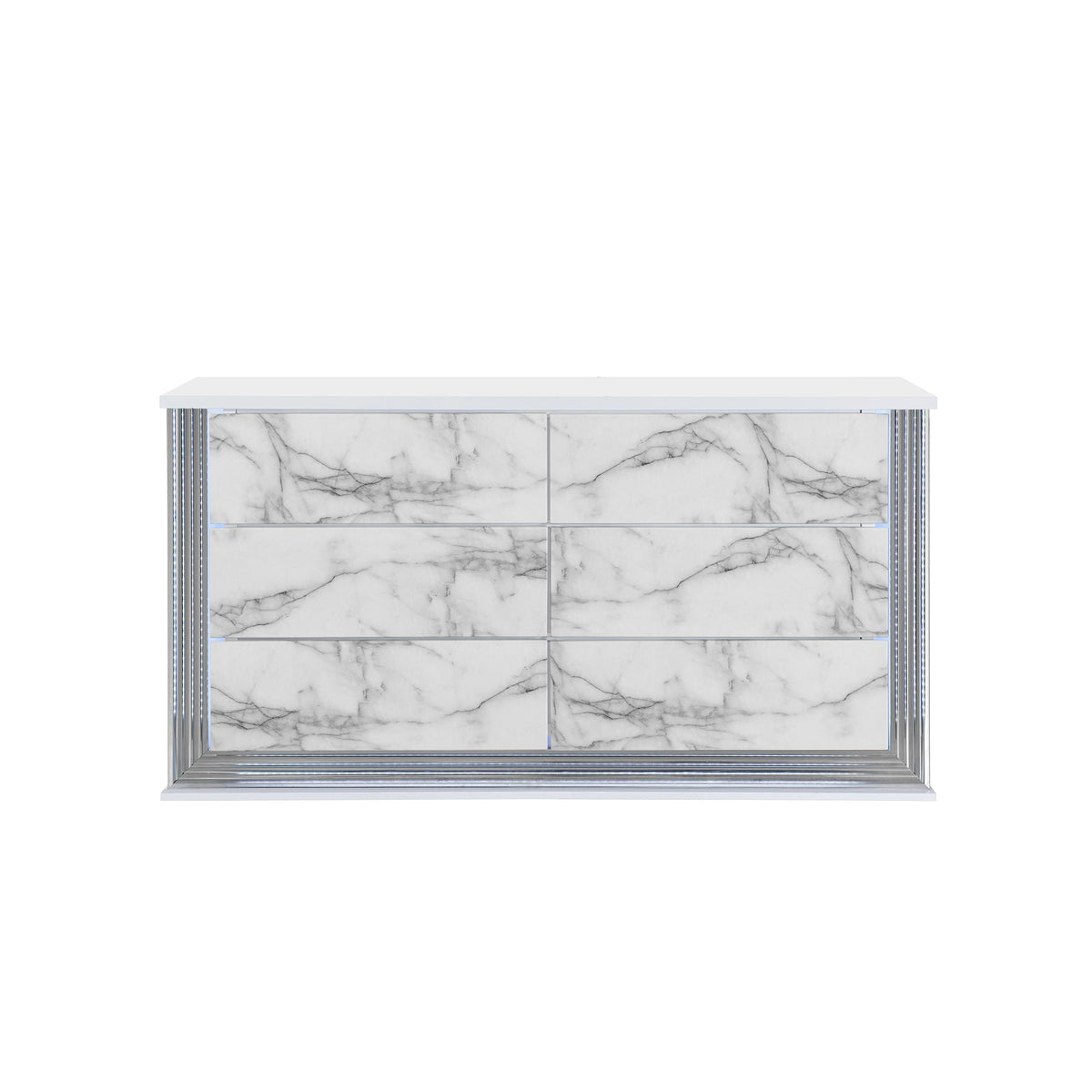 Moon - Dresser With LED Lighting - Marble