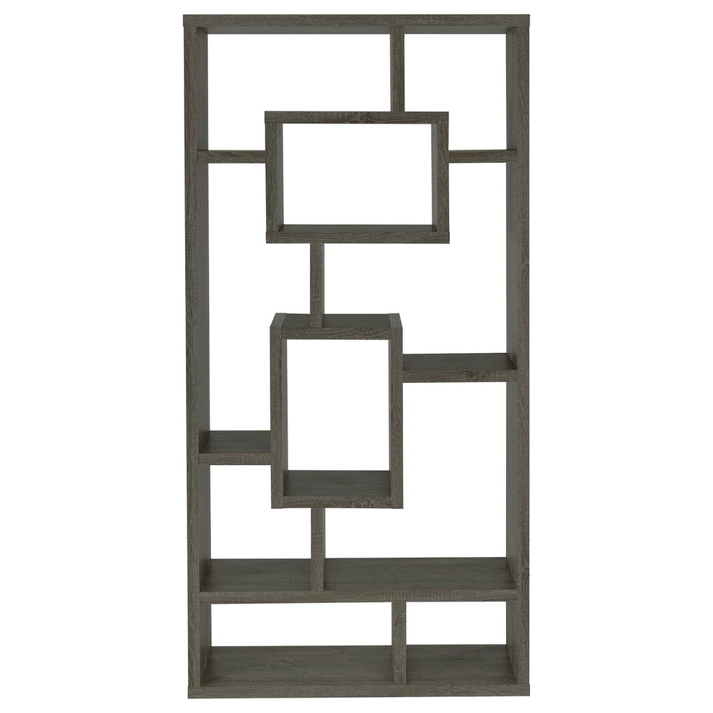 10 Shelf Open Back Bookcase