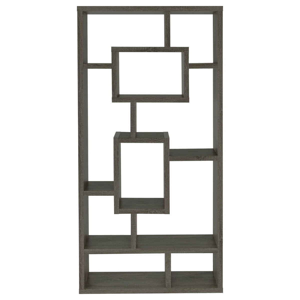 10 Shelf Open Back Bookcase