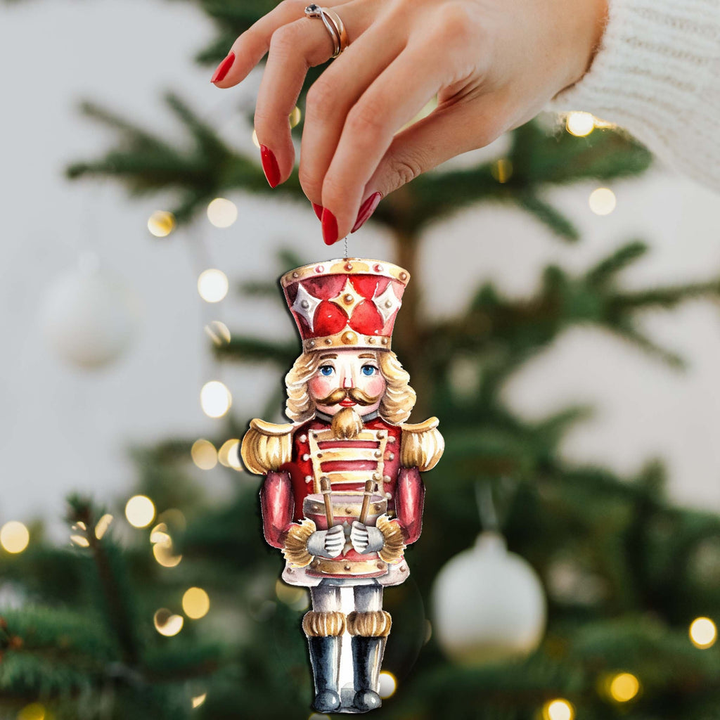 Nutcrackers Decorative Wooden Ornaments of 3 by G. Debrekht - Christmas Decor - 8091008-S3