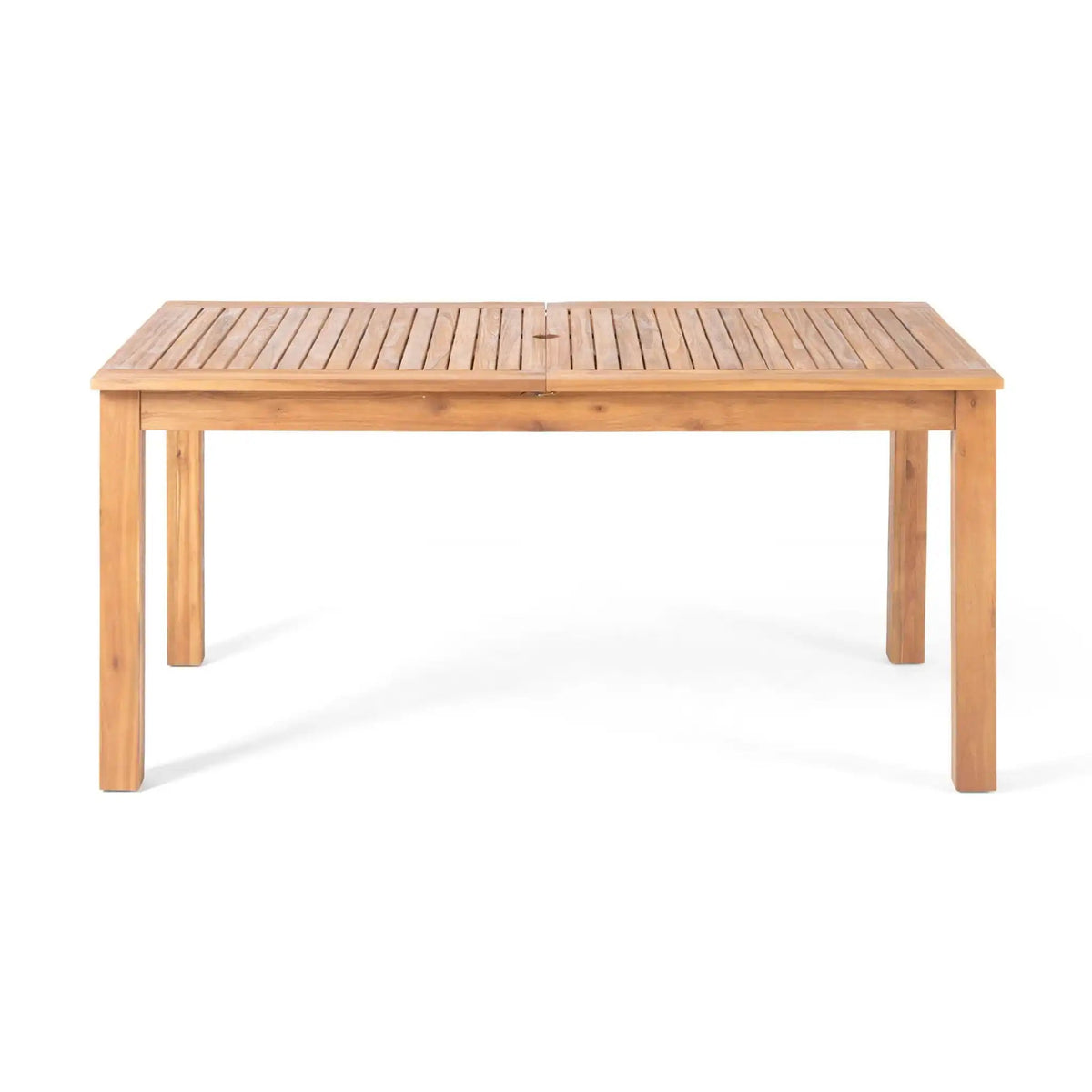 Outdoor Expandable Dining Table With Square Legs