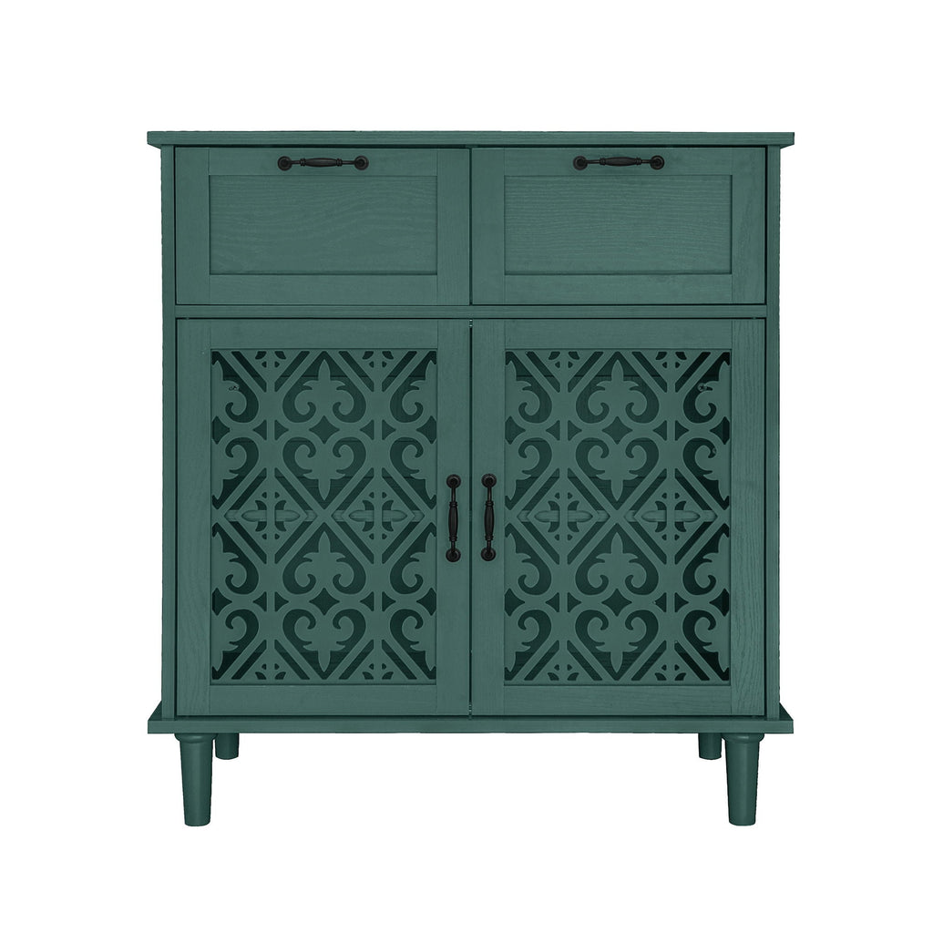 2 Door 2 Drawer Elegant Cabinet