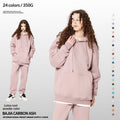 Solid-color Fleece-lined Hoodie For Teens Mens Style