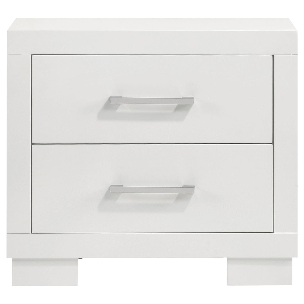 Copper - 2 Drawer Rectangular Nightstand