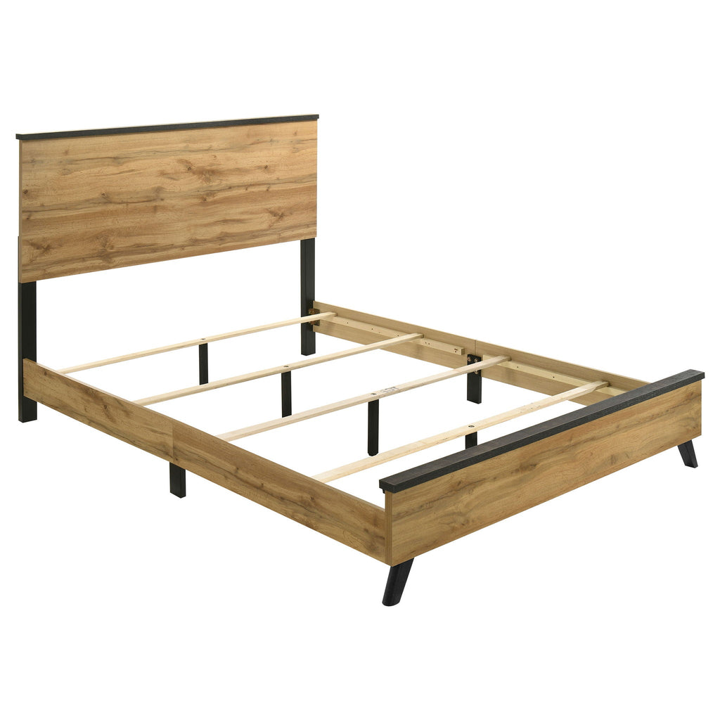 Georgina - 4 Piece Queen Bedroom Set With Trim - Natural