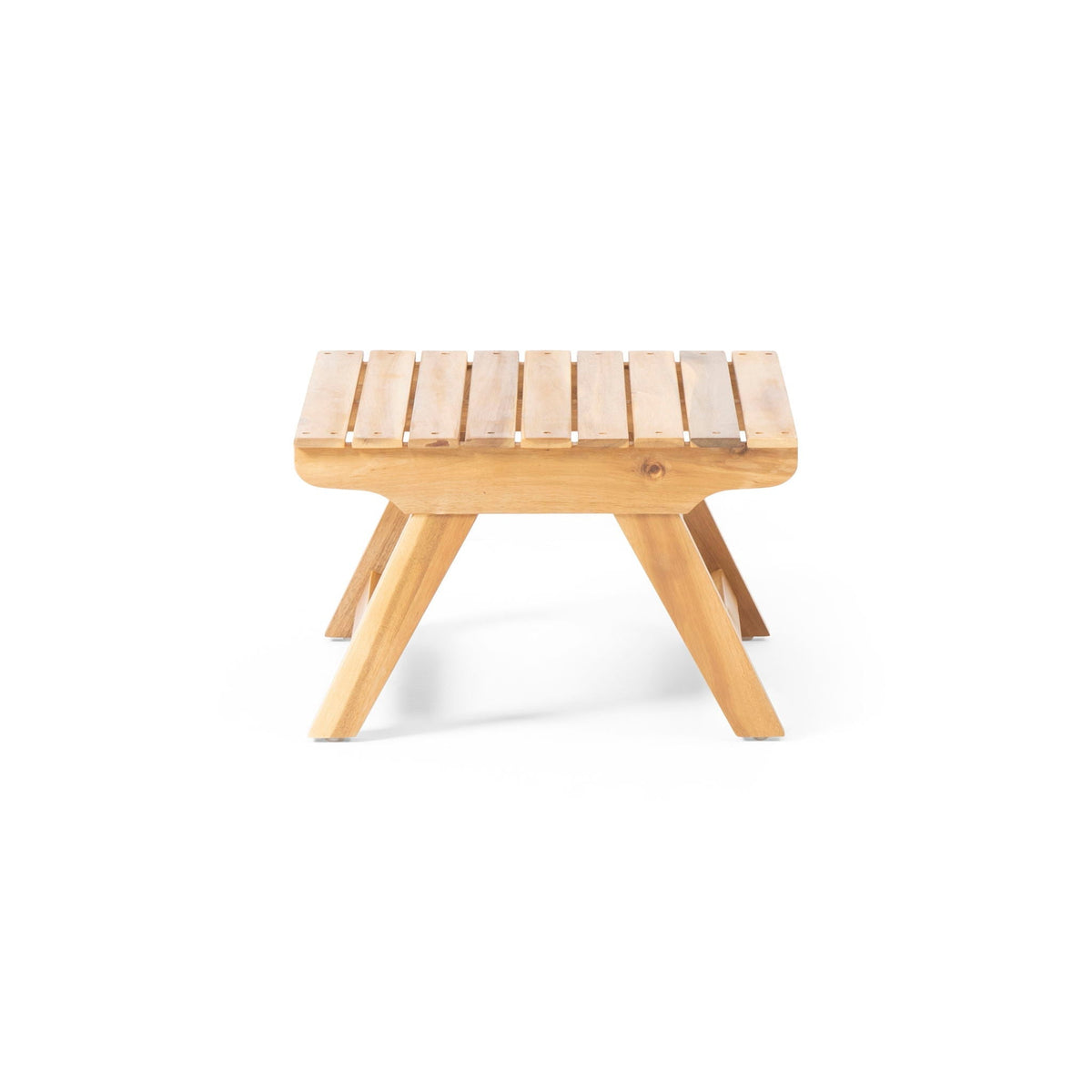 Sedona Outdoor Side Table With Open Slat Design
