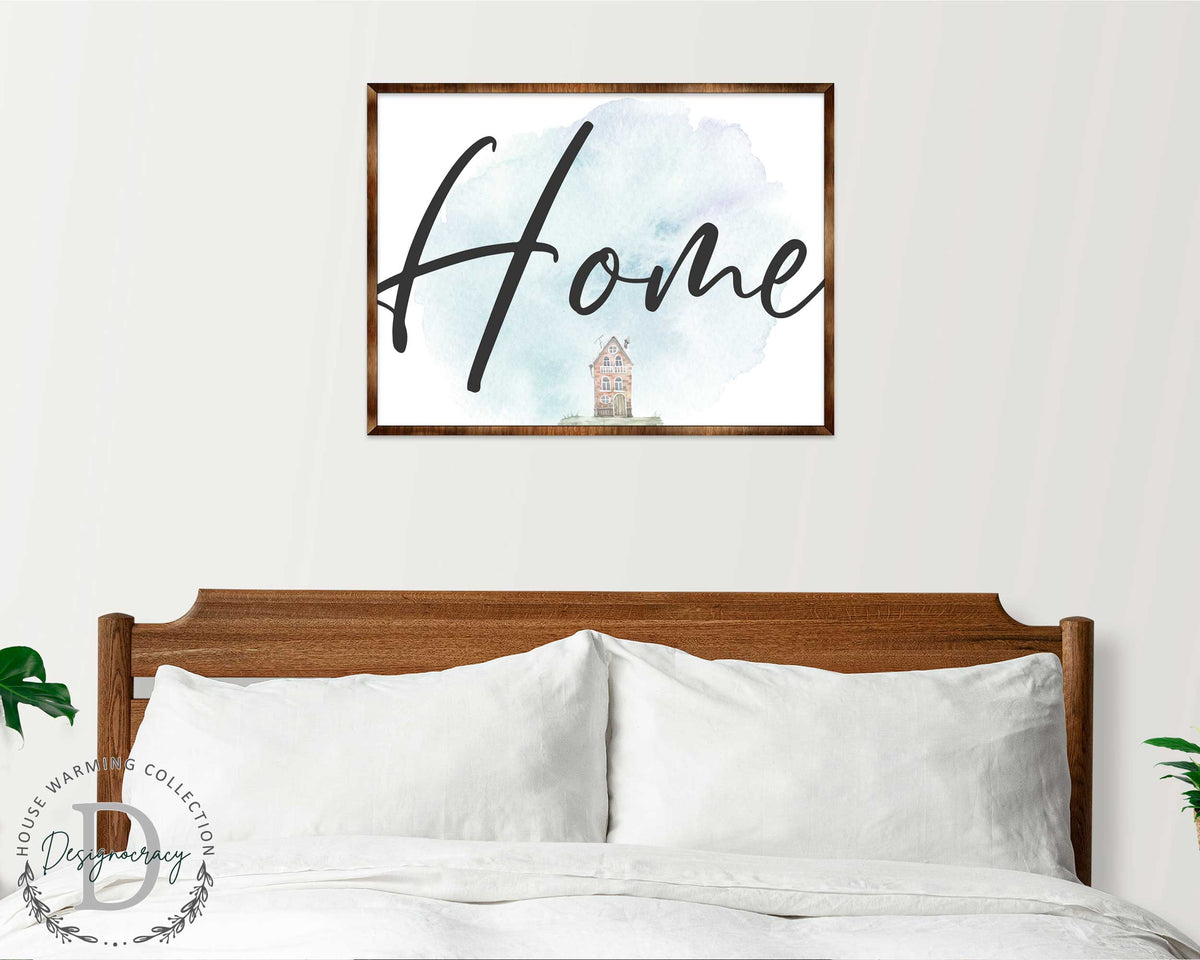 Home - Wooden Housewarming Gift - Contemporary Decor - Wall Decor - Farmhouse Sign - 310338