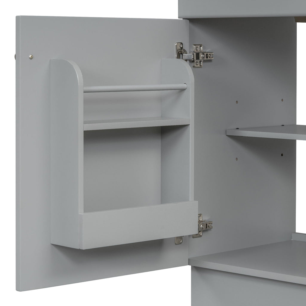 Bathroom Vanity With Sink, Cabinet With Adjustable Shelf