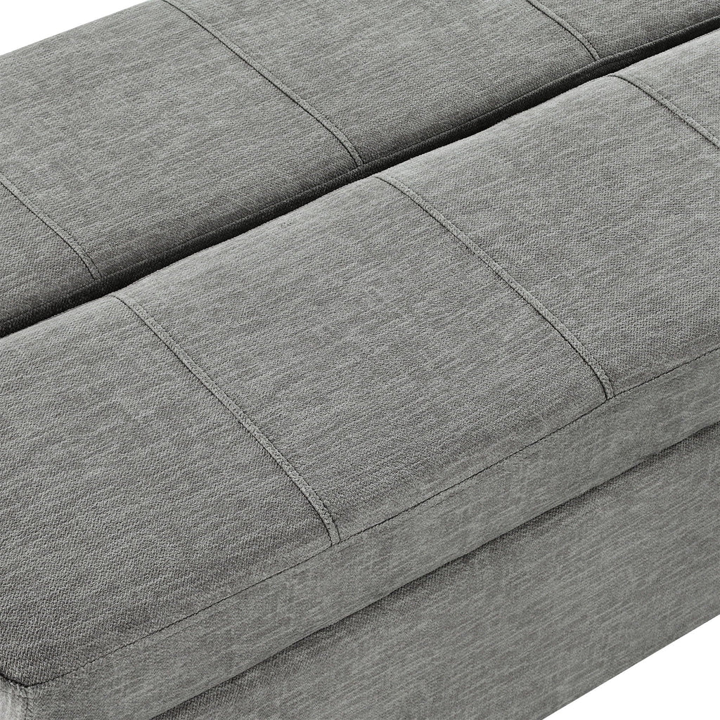 Twin Size Folding Ottoman Sleeper Bed With Mattress Convertible Guest Bed