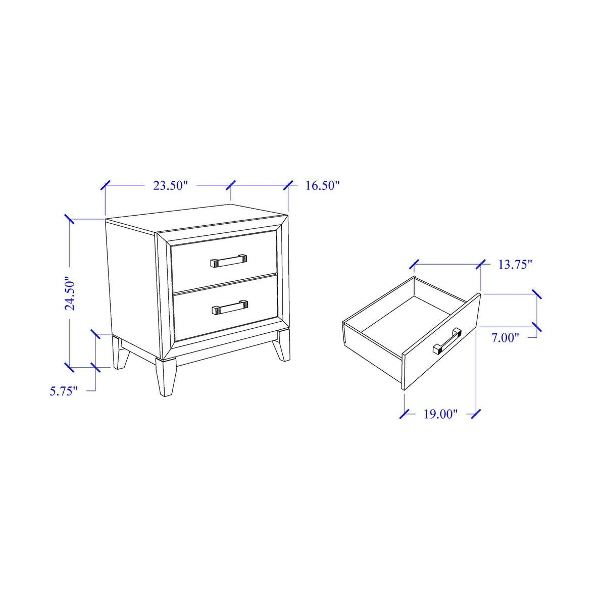 Mirage - 5 Piece Bedroom Set