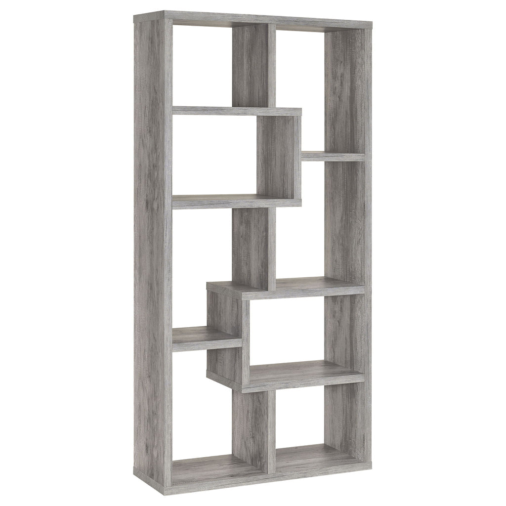 Lawton - 7 Shelf Bookshelf - Driftwood