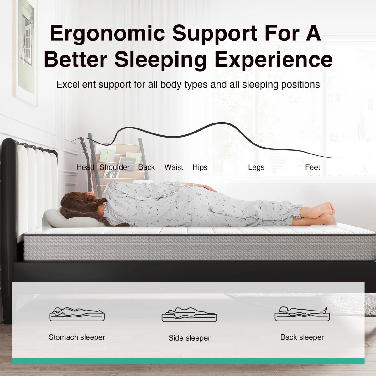 Cozynest 6" Twin-Xl Size Medium Supportive Innerspring Mattress