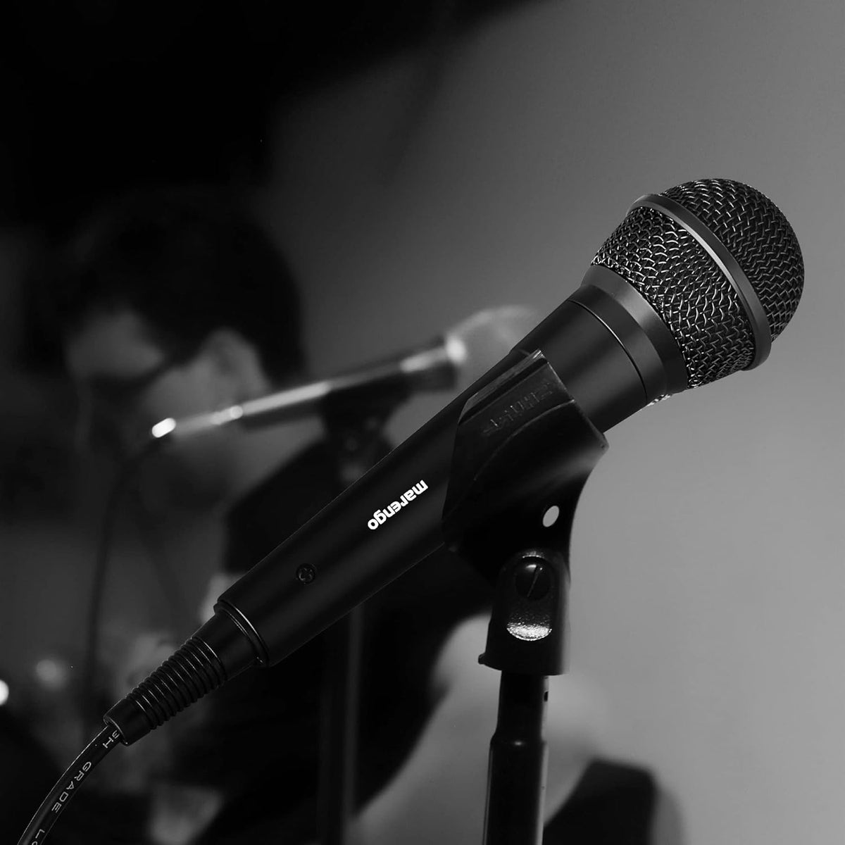 Handheld Wired Microphone, Cardioid Dynamic Vocal Mic with 13Ft Cable and On/Off Switch, Ideally Suited for Speakers, Karaoke Singing Machine, Amp, Mixer