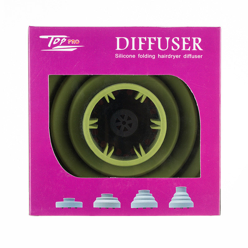 Silicone Foldable Hair Diffuser | Curl-Enhancing Dryer Attachment
