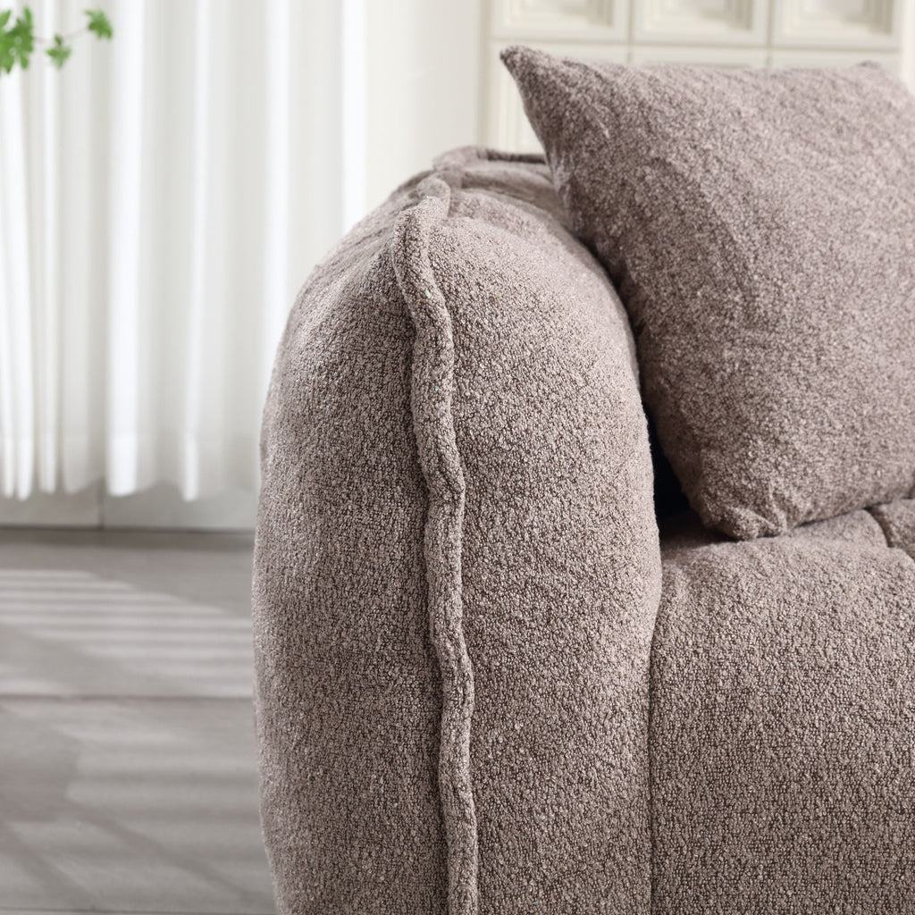 Cozy Beanbag Chair With High Resilience Foam Core For 2