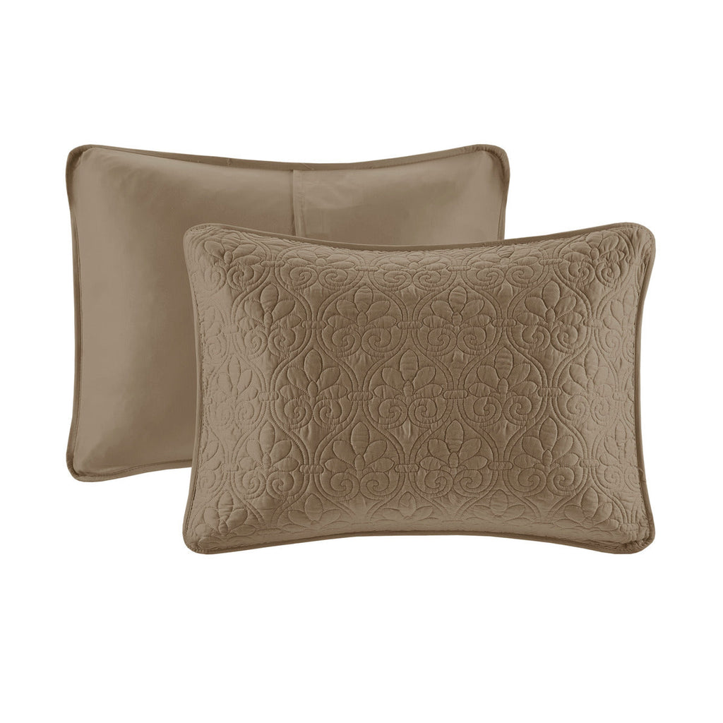 Reversible Quilt Set Mocha King/Cal King